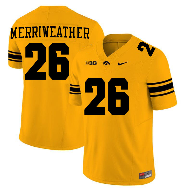 Kaevon Merriweather Iowa Jersey,University Of Iowa Hawkeyes Fotoball Uniforms,Jersey,Gears-Gold